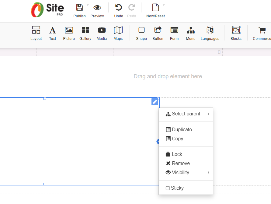 layout-Duplicate-website-builder