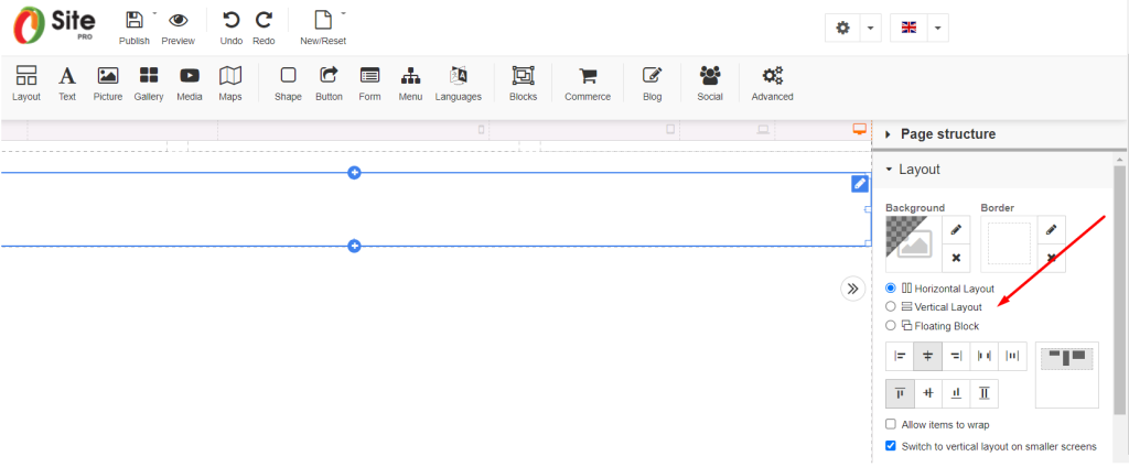 layout-position-website-builder