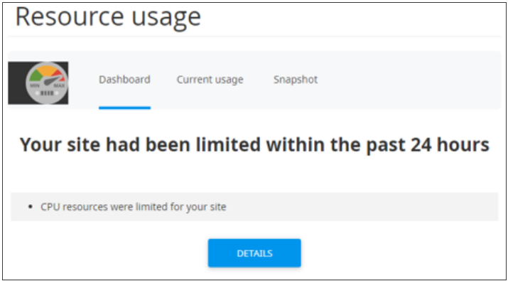 Resourse-usage-limition